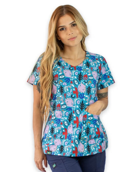 Blusas en licra estampada online