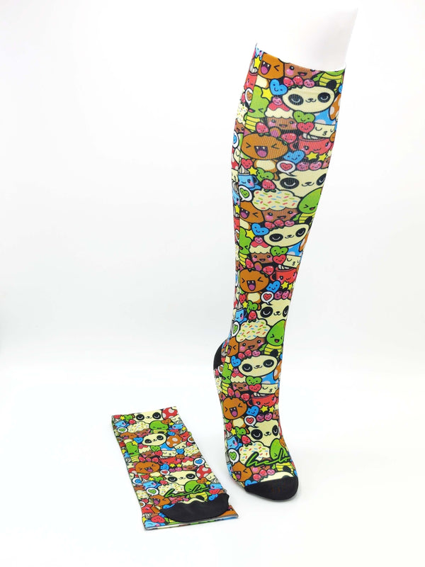 Medias de Compresión Sublimadas STICKERBOOM