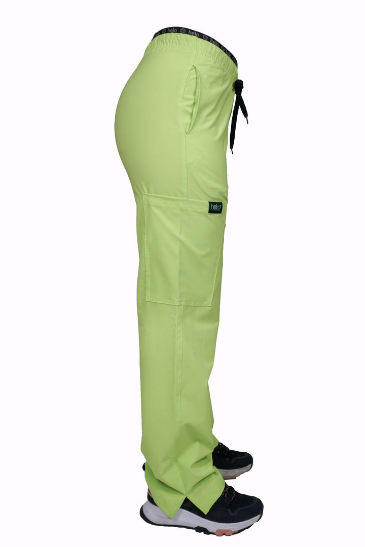 Antifluido Pantalones De Uniformes Para Mujeres Pantalón Unicolor Antifluido Licrado Bota Recta (Complemento