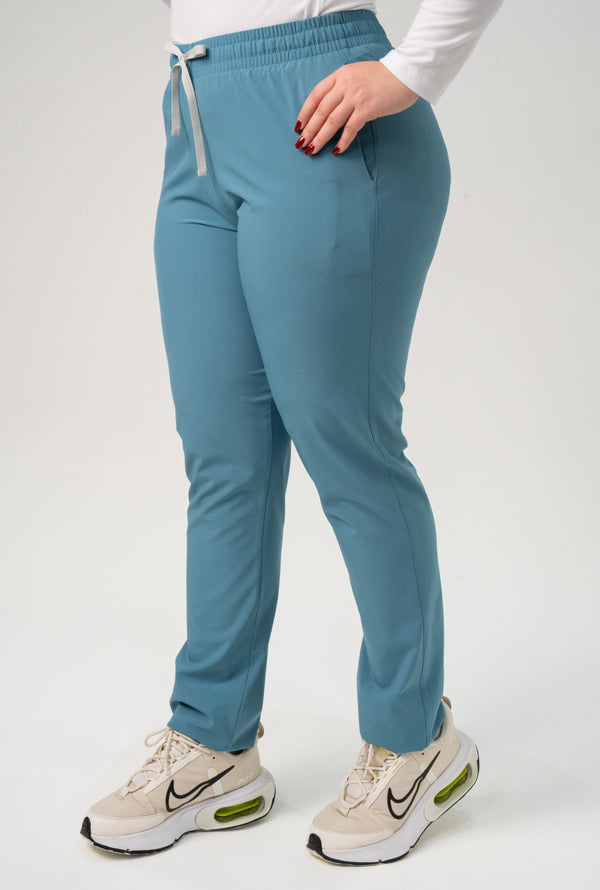 Pantalón Uniforme Unicolor Esencial AZUL OPALO