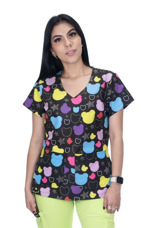 Blusa Uniforme Antifluido Estampado COLORBEAR