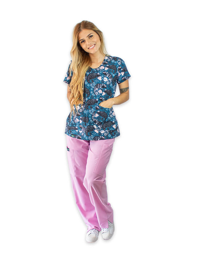 uniformes veterinarios estampados