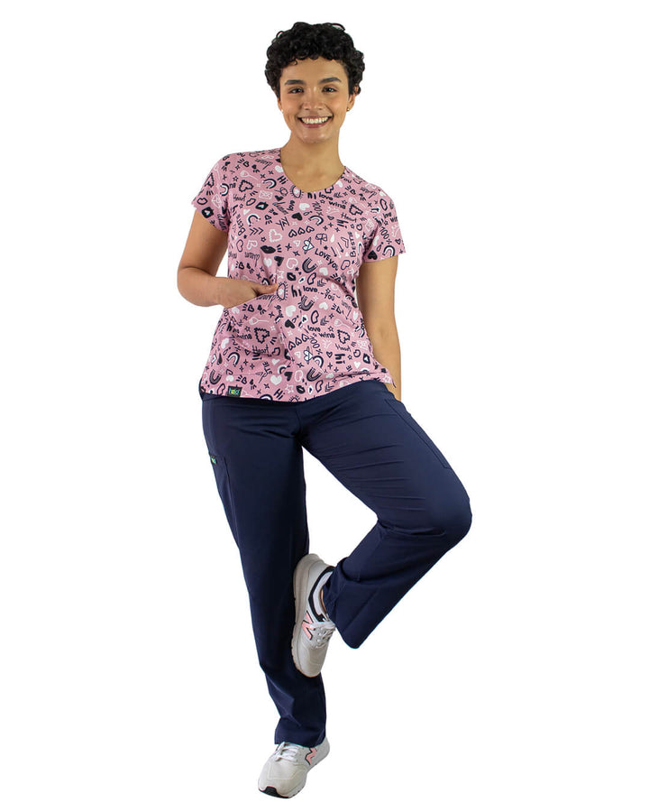 Uniforme estampado antifluido