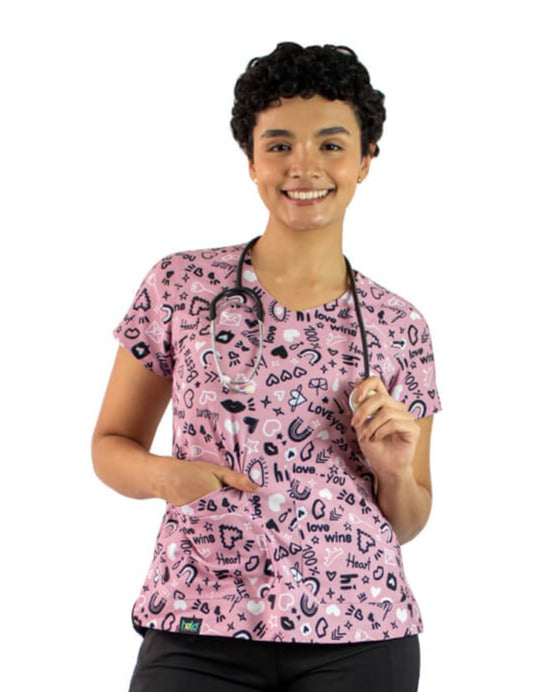 scrub medico estampado