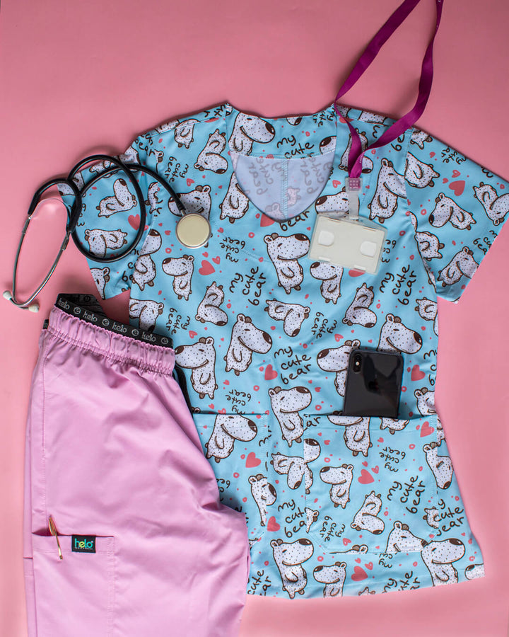 pijama medica mujer antifluido