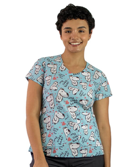 uniformes veterinarios estampados