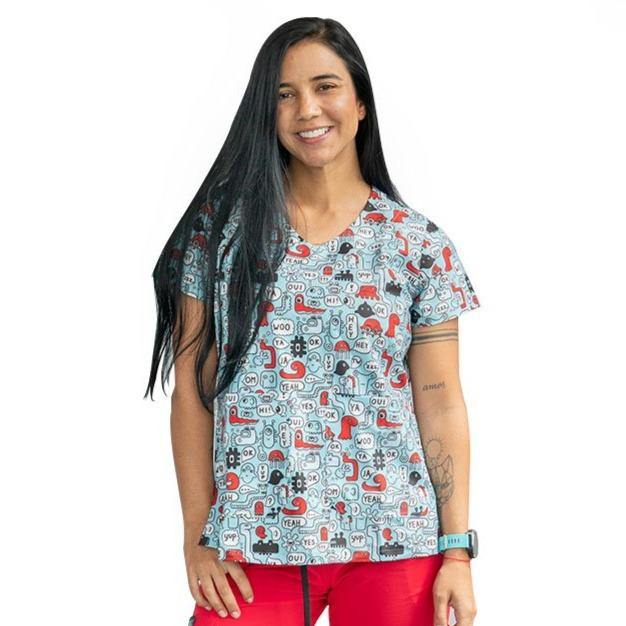 Uniforme medico estampado antifluido hey