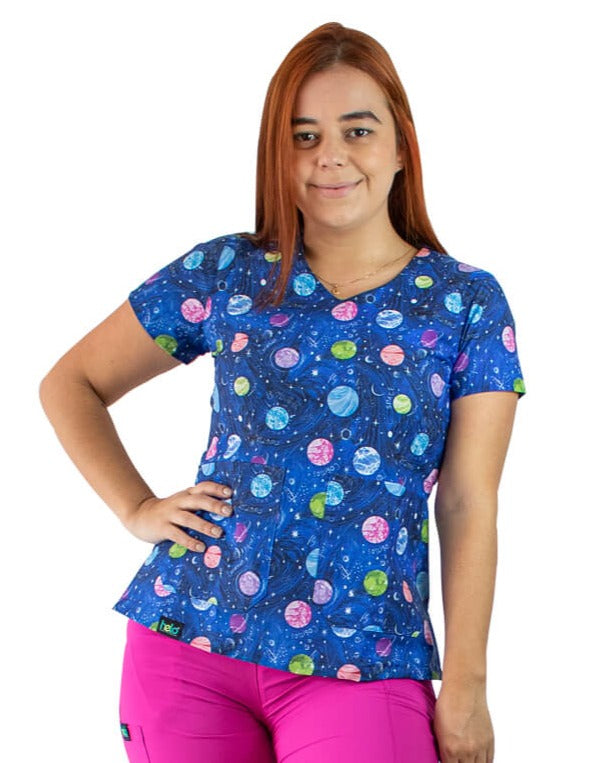 Uniforme medico estampado antifluido