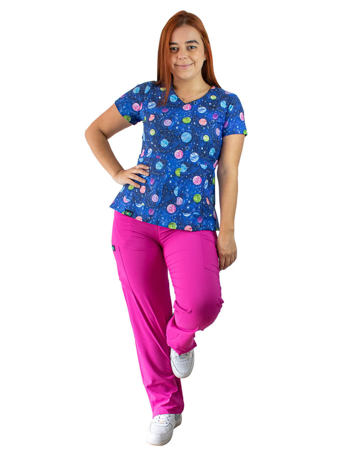 Uniforme medico estampado antifluido